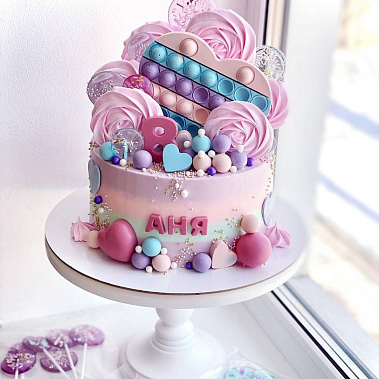 Торт "Сладкий поп-ит" купить - новокузнецк.сладкоежкин.рф