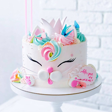 Торт "Сладкий котик" купить - новокузнецк.сладкоежкин.рф
