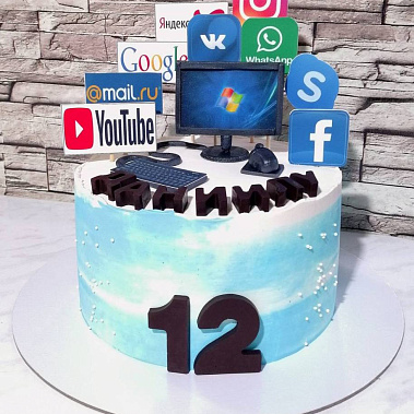 Торт "Соц-сети" купить - новокузнецк.сладкоежкин.рф