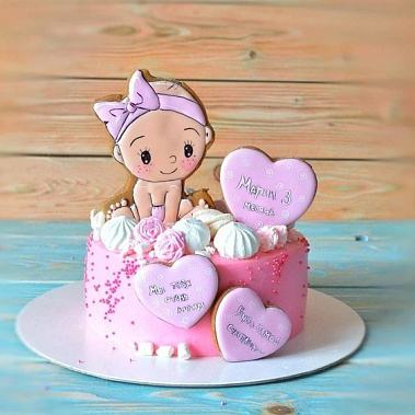 Торт для девочки купить - новокузнецк.сладкоежкин.рф