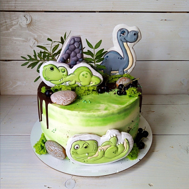 Торт "Динозавры" купить - новокузнецк.сладкоежкин.рф